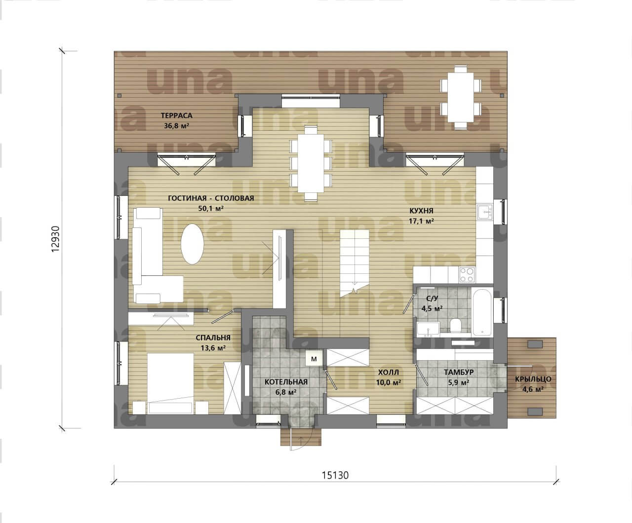 План 1 этажа