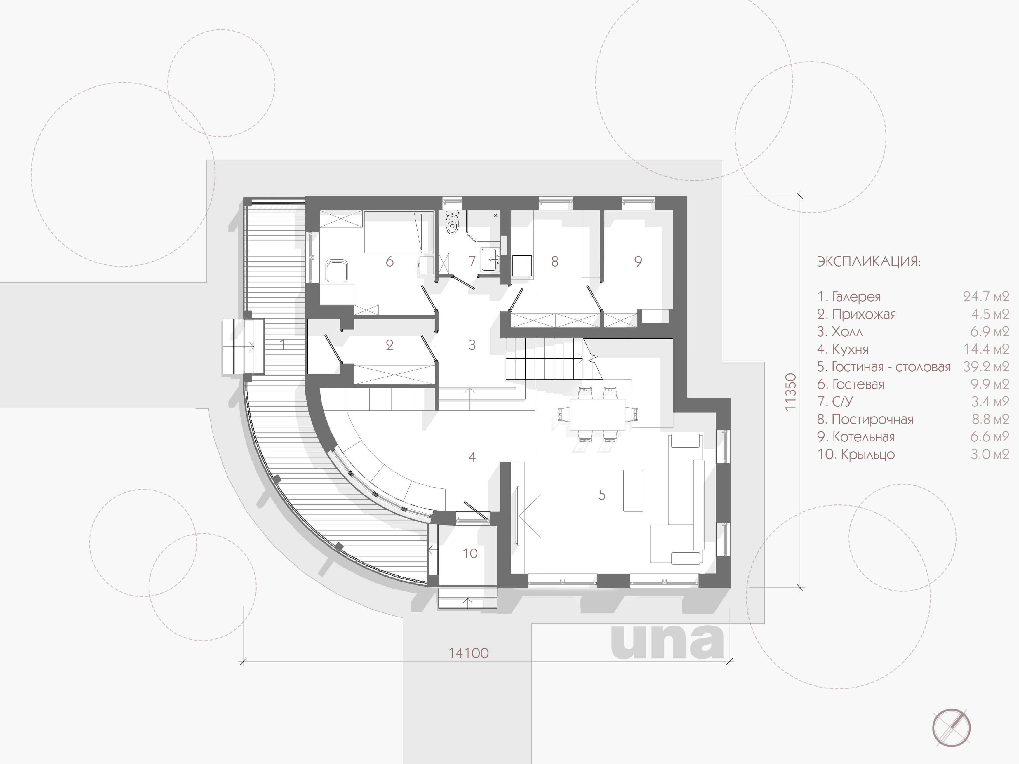 План 1 этажа