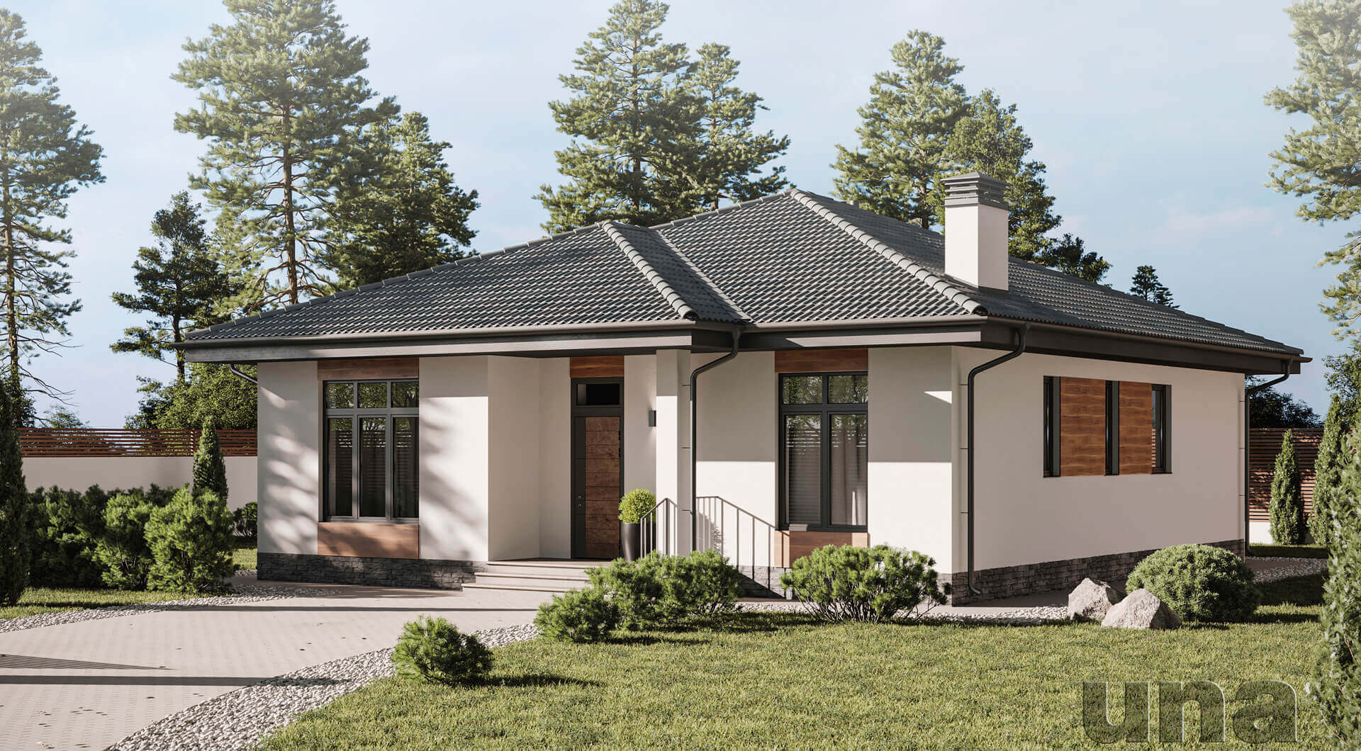 UNA-130 Одноэтажный 
классический вариант